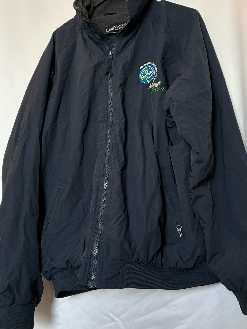 Chef Works Navy Windbreaker Jacket